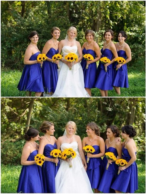 vestido azul royal