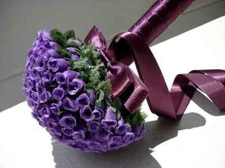 Buquê roxo - inspiraçao - 6