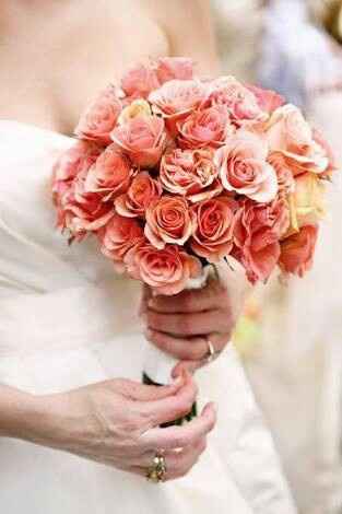 Buquê coral - inspiraçoes - 3