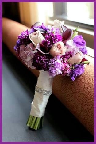 Buquê roxo - inspiraçao - 8