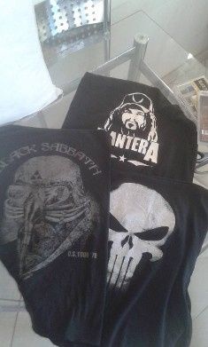 camiseta de banda
