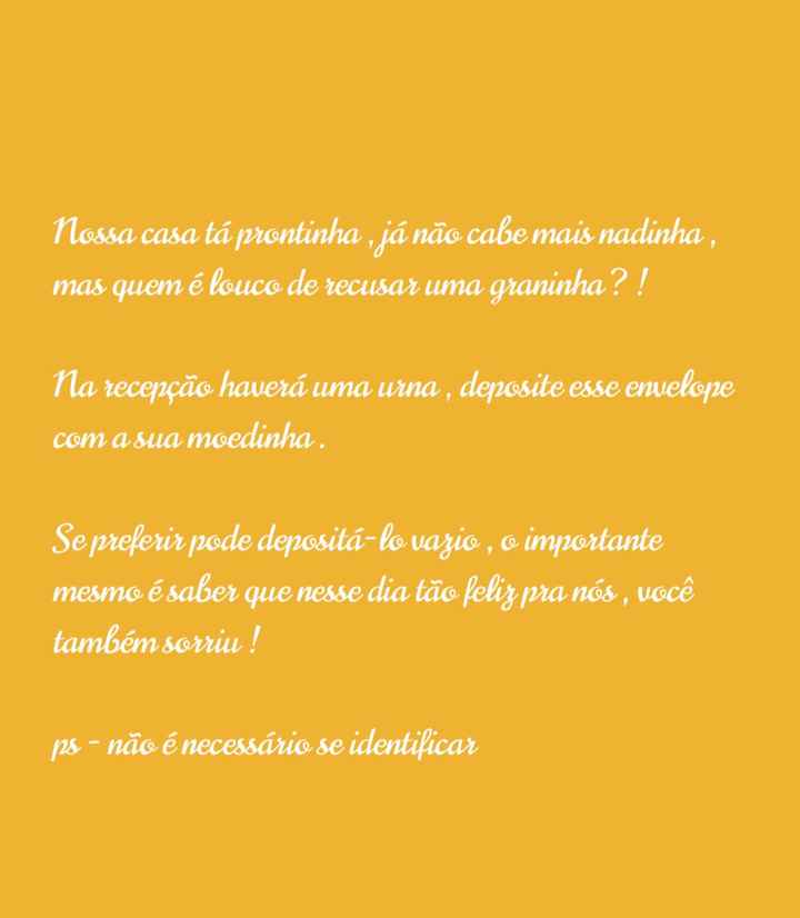 Dinheiro de presente - 1