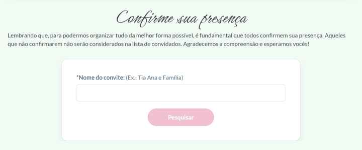 Dicas confirmação de presença casar.com - 1
