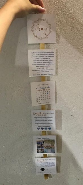 E quando os padrinhos puxavam o manual, eles abriam e ficavam assim 