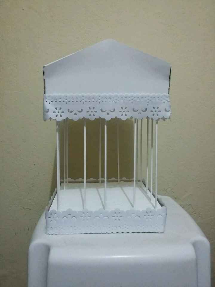 Faça você mesma - gaiola decorada - 2