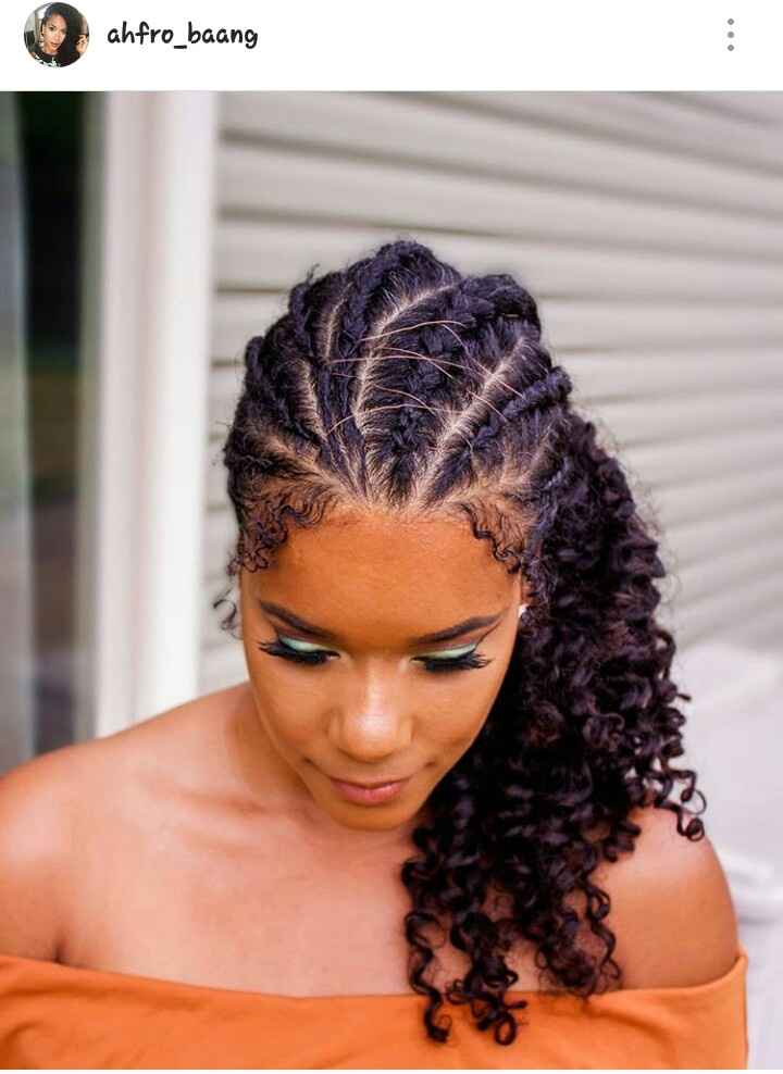 Penteado para negras/cacheadas e crespas - 1