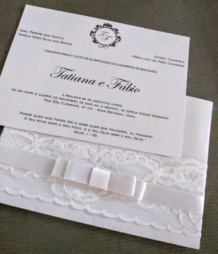 Convite clássico de casamento dye - 2