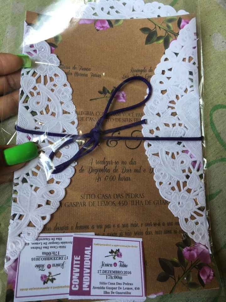 Que envelope você escolhe para o seu convite? - 1