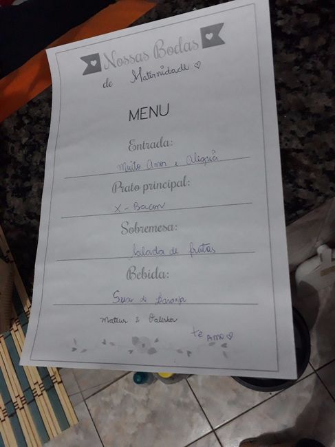 bodas de maternidade