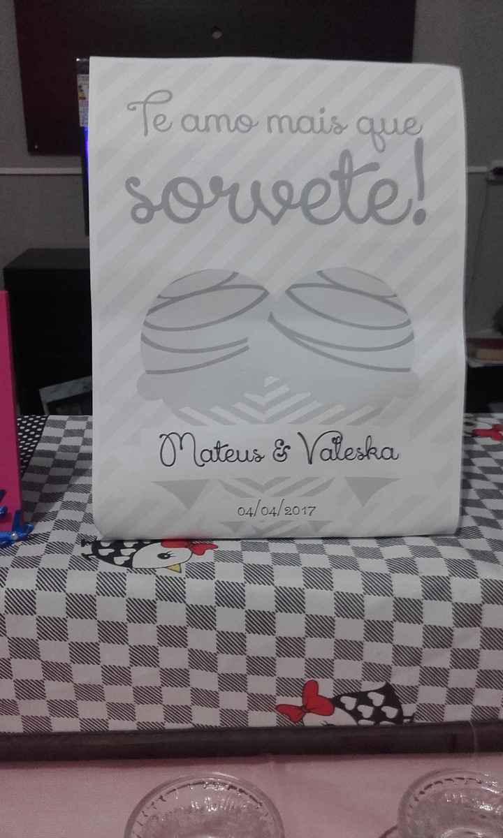 bodas de sorvete 