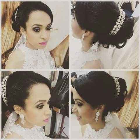 meu penteado e make 