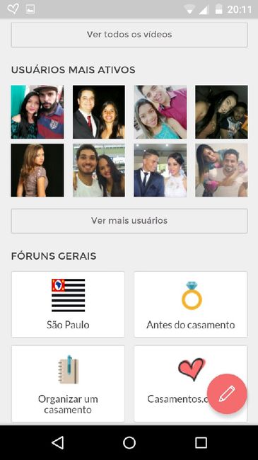 Usuários mais ativos ! - 1