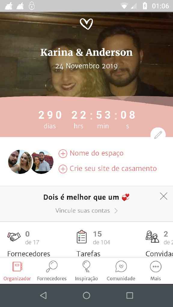 Atualização do app - 1