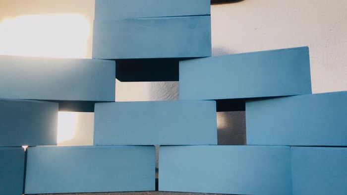Caixa de padrinhos azul serenity diy 1