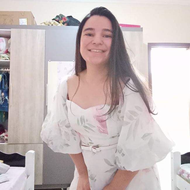 Chegoooooou meu vestido do cartório 2