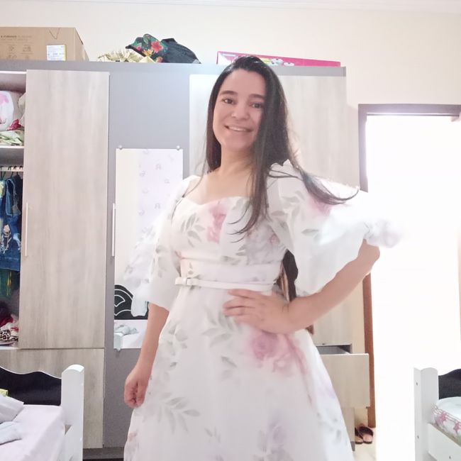 Chegoooooou meu vestido do cartório 3