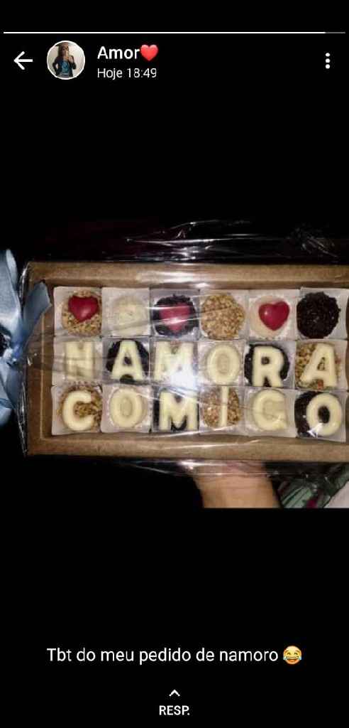 Quem pediu em namoro? Ele ou você? - 1