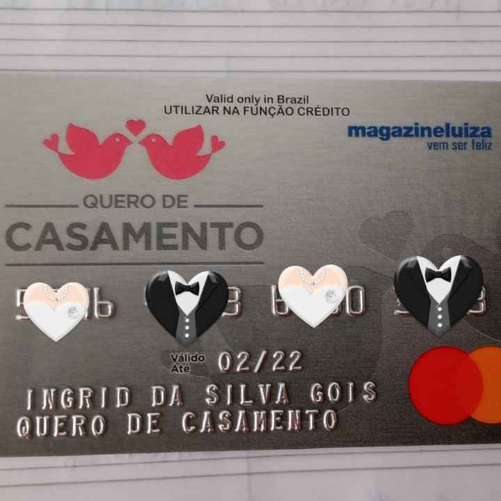 Cartão quero de casamento - 1