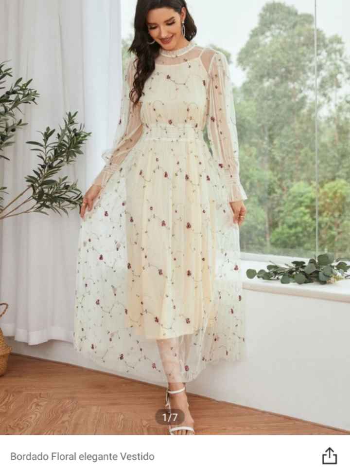 Vestido branco civil - 1