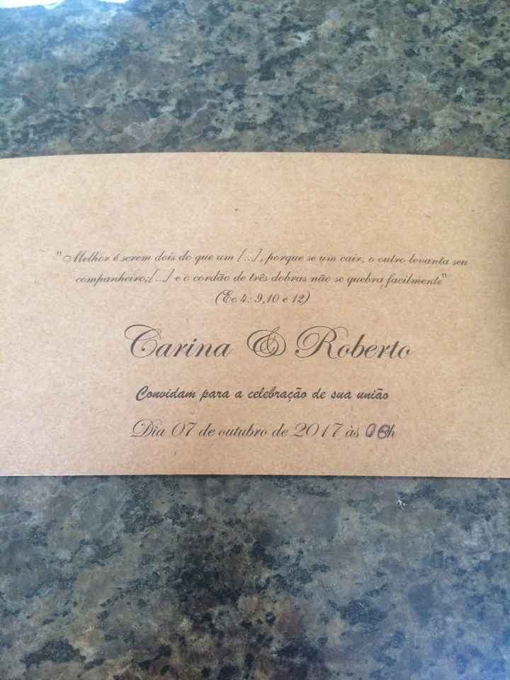  Convites do casamento da minha mãe - 3