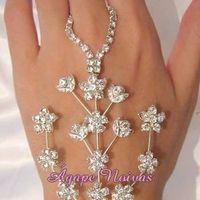 Luva de strass