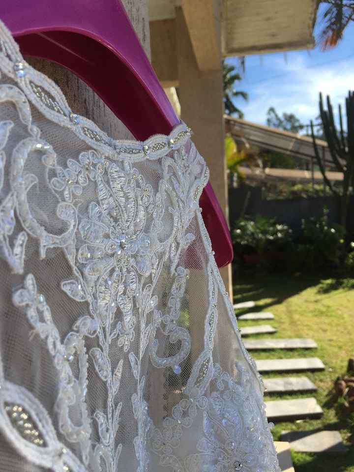 Detalhes do decote