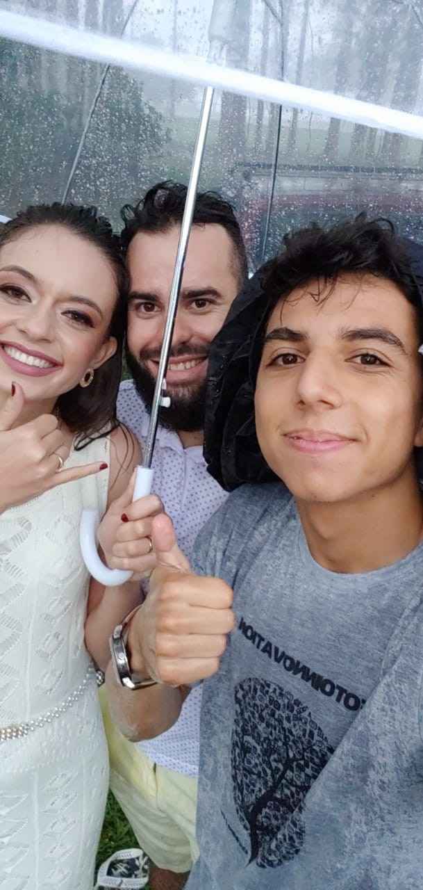 o making of das fotos na chuva rsrsrsrs
