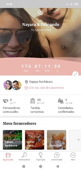 Escreva apenas quantos dias faltam no seu contador - 1