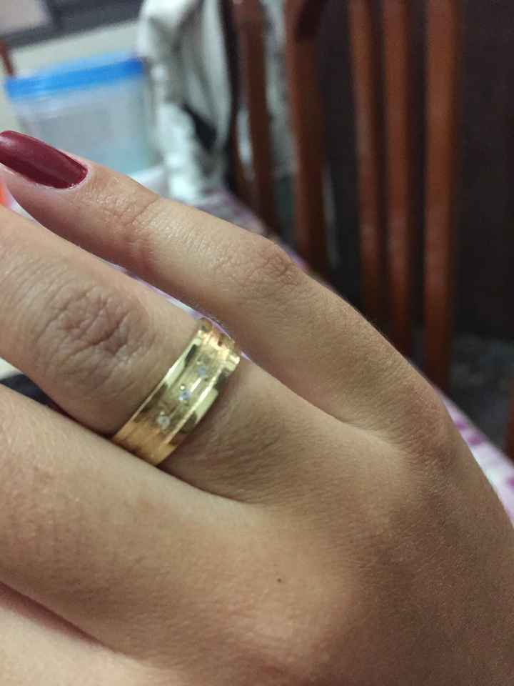 Poste a foto do seu anel/aliança de noivado! - 1