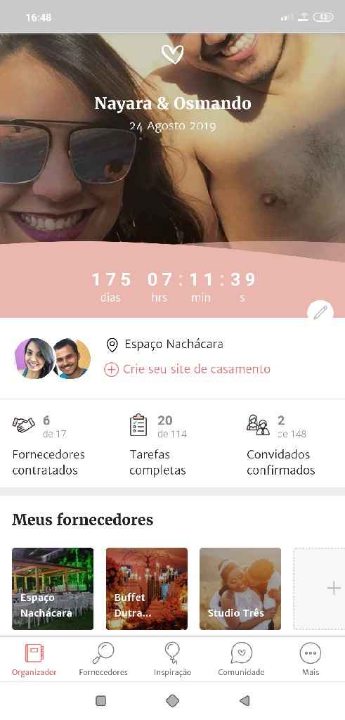 Escreva apenas quantos dias faltam no seu contador - 1
