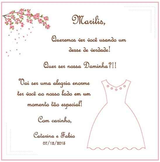 texto do convite