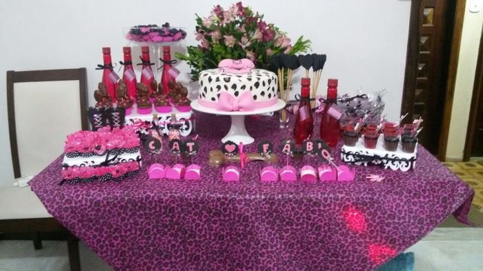 Mesa decorada