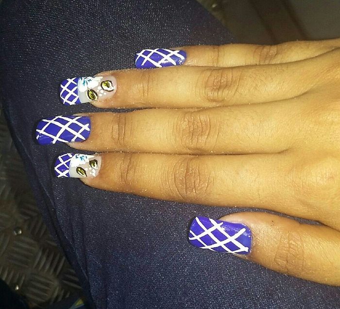 Unhas em gel - eu fiz pro casamento - 1