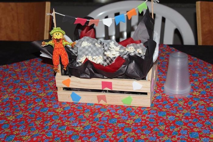 Decoração das mesas