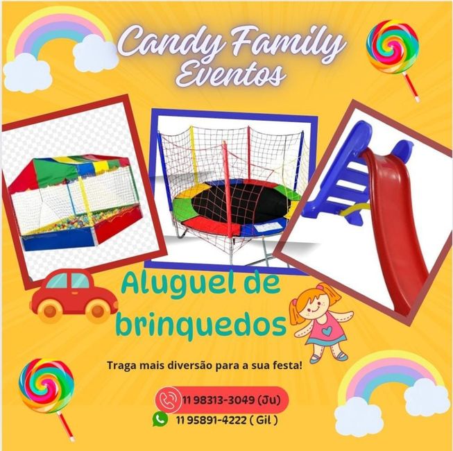Aluguel de brinquedos- Suzano sp 1
