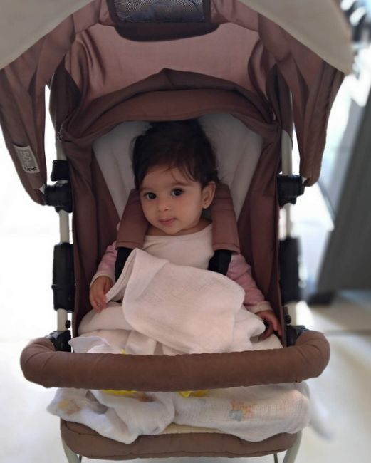 Minha bebê e daminha de honra favorita!