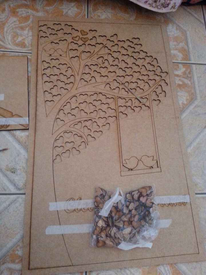 Meu quadro  de assinaturas e cabide chegaram!!!! - 1