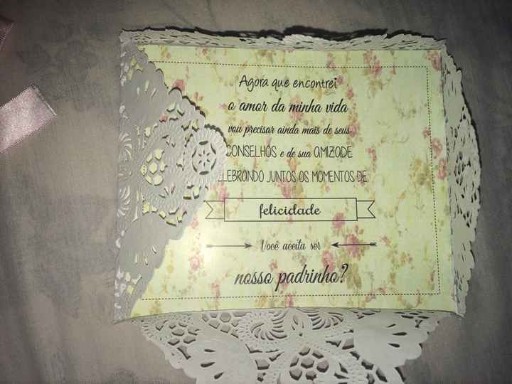 Convite para os padrinhos! - 3