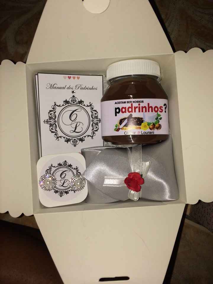 Caixa convite padrinhos❣️❤😍 - 3