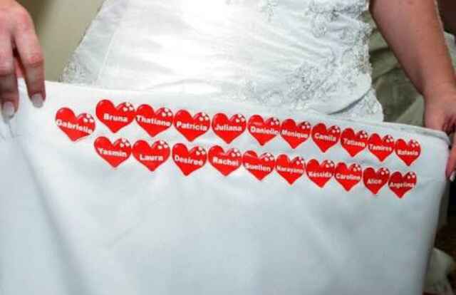 Nome na barra do vestido 👰🏻👗📝 - 7