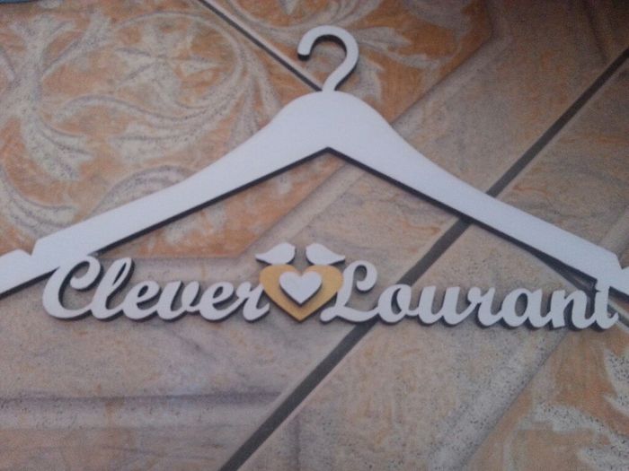 Meu cabide para o dia da noiva! - 2