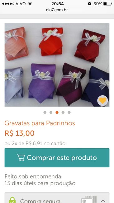 Gravatas para padrinhos - 1