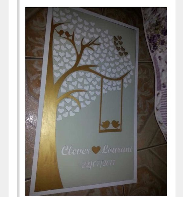 Meu quadro  de assinaturas e cabide chegaram!!!! - 1
