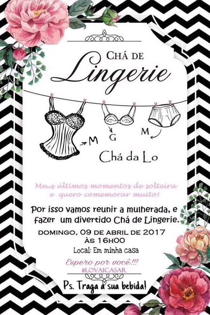 Chá de lingerie - 1