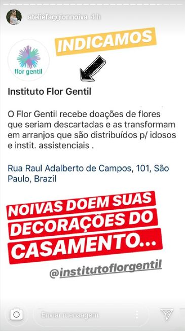 Doação de flores 1