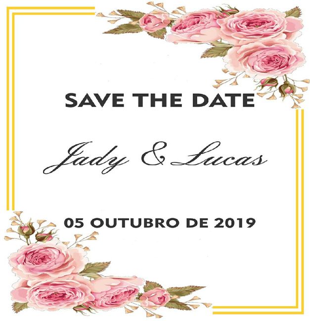 Opinião save the date - 2