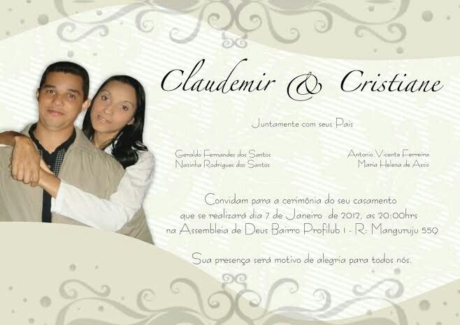 Convite de casamento - 1