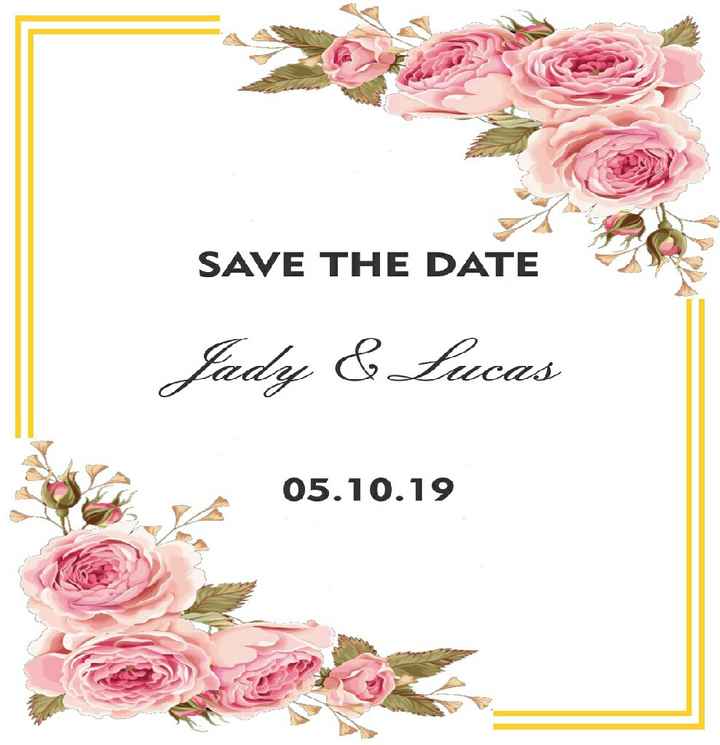 Opinião save the date - 1