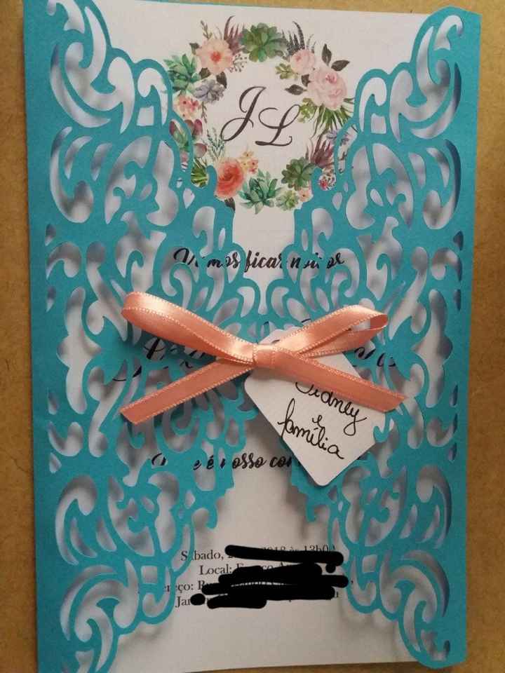 Convite pronto ♡