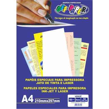 Papel Vergê 180g